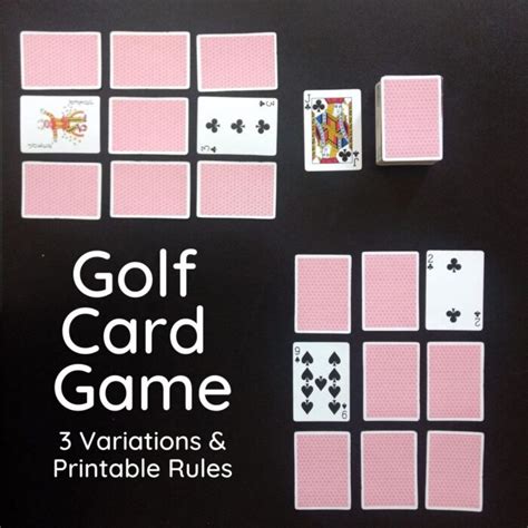 9 hole golf card game|Golf Card Game Rules (Printable): How to play 9, 6 & 4 Golf.